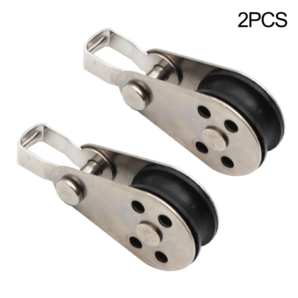 

Удобный в использовании блок шкива для Анкерной тележки. Комплект из 2 блоков, Новая деталь, материал из высококачественной нержавеющей ста...