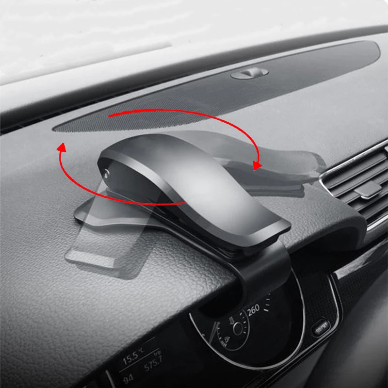 

Car Phone Kickstand 360 Degree GPS Navigation Dashboard Phone Holder in Car for Universal Mobile Phone Clip Mount Stand Bracket