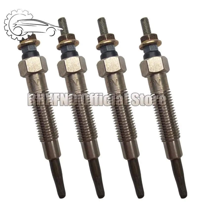 Фото Комплект из 4 свечей накаливания ME201638 ME200970 ME203583 для Mitsubishi Triton L200 K67T K77T Nativa Montero Pajero Sport K97W 4M40 2.8D №1