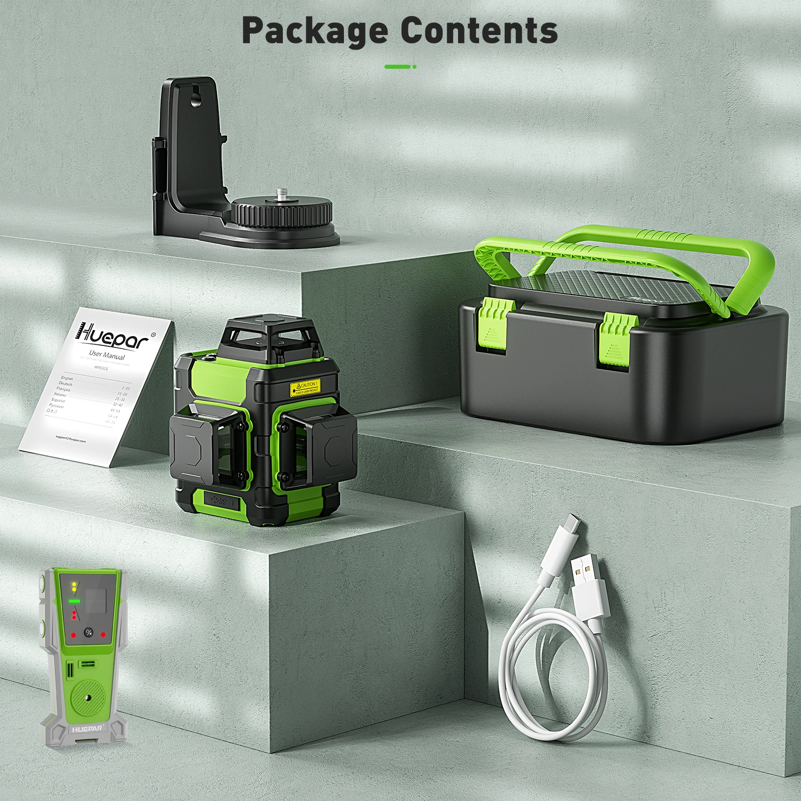 Лазерный уровень Huepar