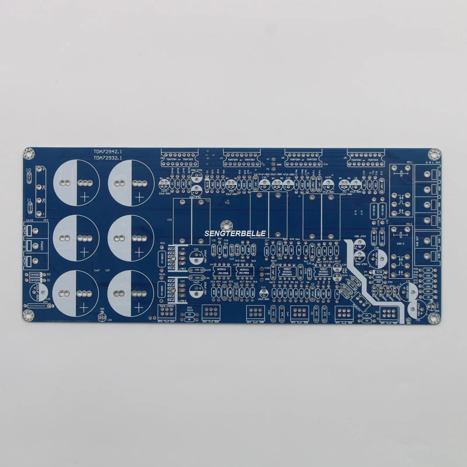 HiFi TDA7293 / TDA7294 2.1 Channel Power Amplifier Bare Board BTL Amp PCB With Speaker Pro | Operational Chips