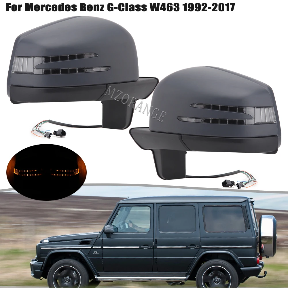 

Лампа в сборе для зеркала заднего вида для Mercedes Benz W463 1992-2017, боковые лампы для автомобильного зеркала заднего вида