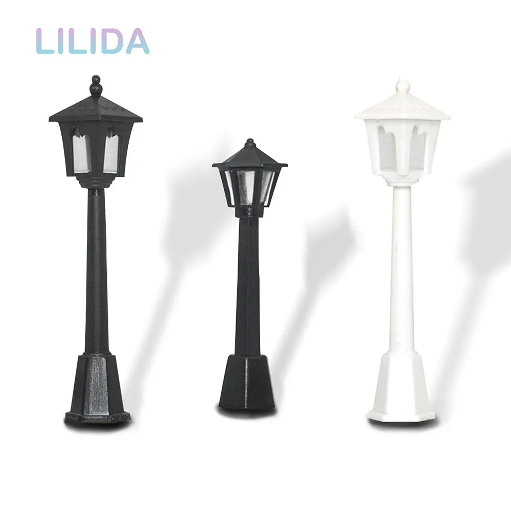 6/12pcs Creative Christmas Tree Pendant Simulation Street Light Model Party Home Decoration New Year |
