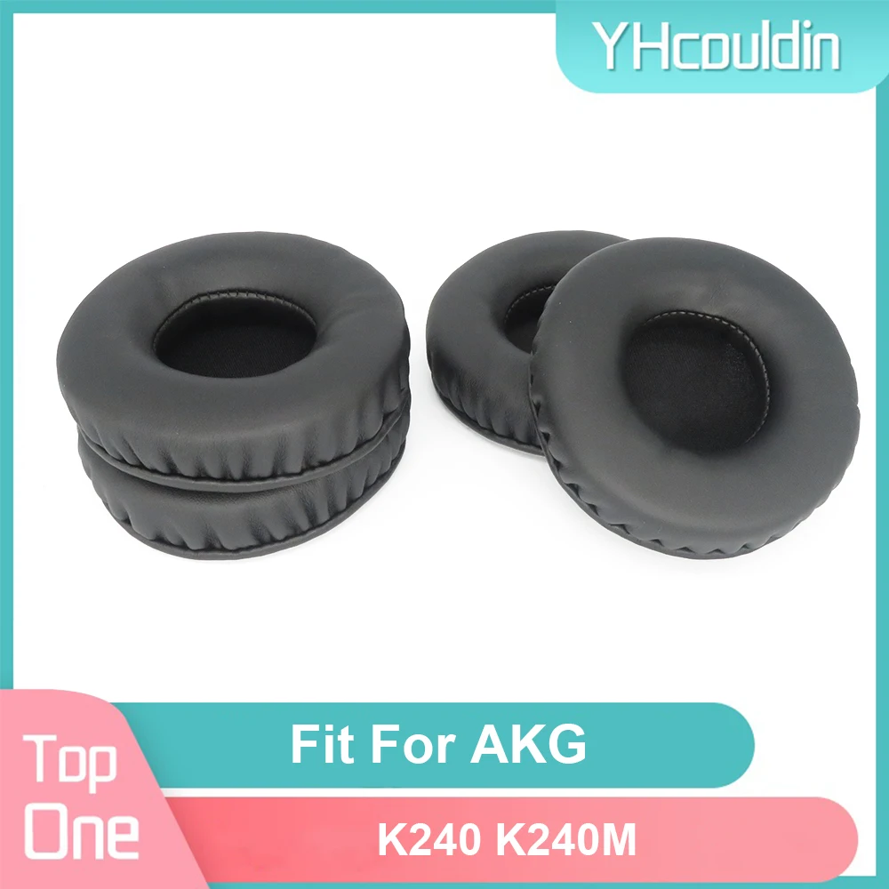 Earpads For AKG K240 K240M Headphone Earcushions PU Soft Pads Foam Ear Pads Black