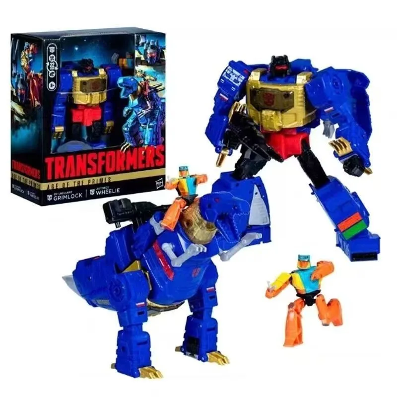 Фото В наличии игрушка Hasbro Transformers G2 Universe Grimlock Autobot Wheelie AGE OF THE PRIMES, фигурка-трансформер, робот, подарок для мальчика. №4