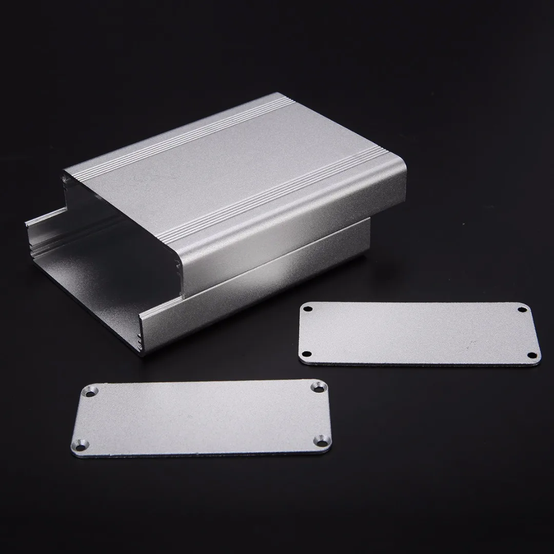 

1pc Aluminum Box Enclosure Project Case Electronic Junction Box Durable DIY Housing Instrument Case Protective Box 110*88*38mm