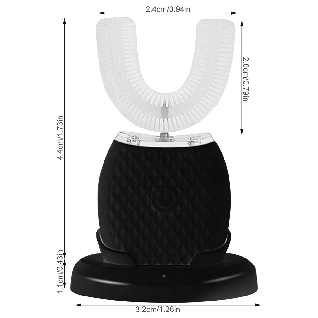 

360 Degrees Intelligent Automatic Sonic Electric Toothbrush 3 Modes Tooth Brush USB Charging Tooth Cleaning Tool