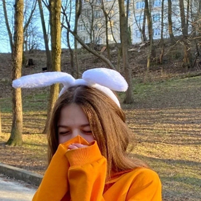 

Bunny Ear Headband Prop Plush Hairband Costume Bunny Party Easter Decorations