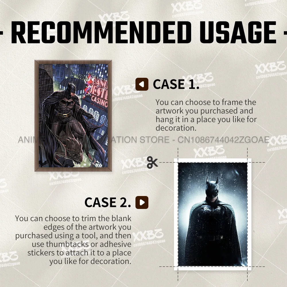 Картина с Бэтменом DC Comics домашний декор Холст принты Джокер HD настенное