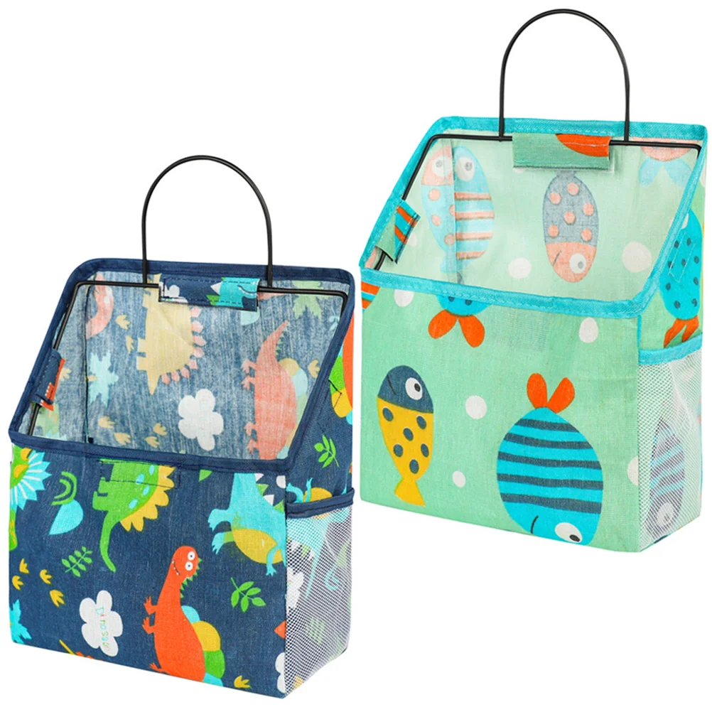 

Hanging Storage Organizerwall Door Bedside Over Pocket The Pouch Holderbed Space Saver Containers Pockets Shoe Fabricnursery
