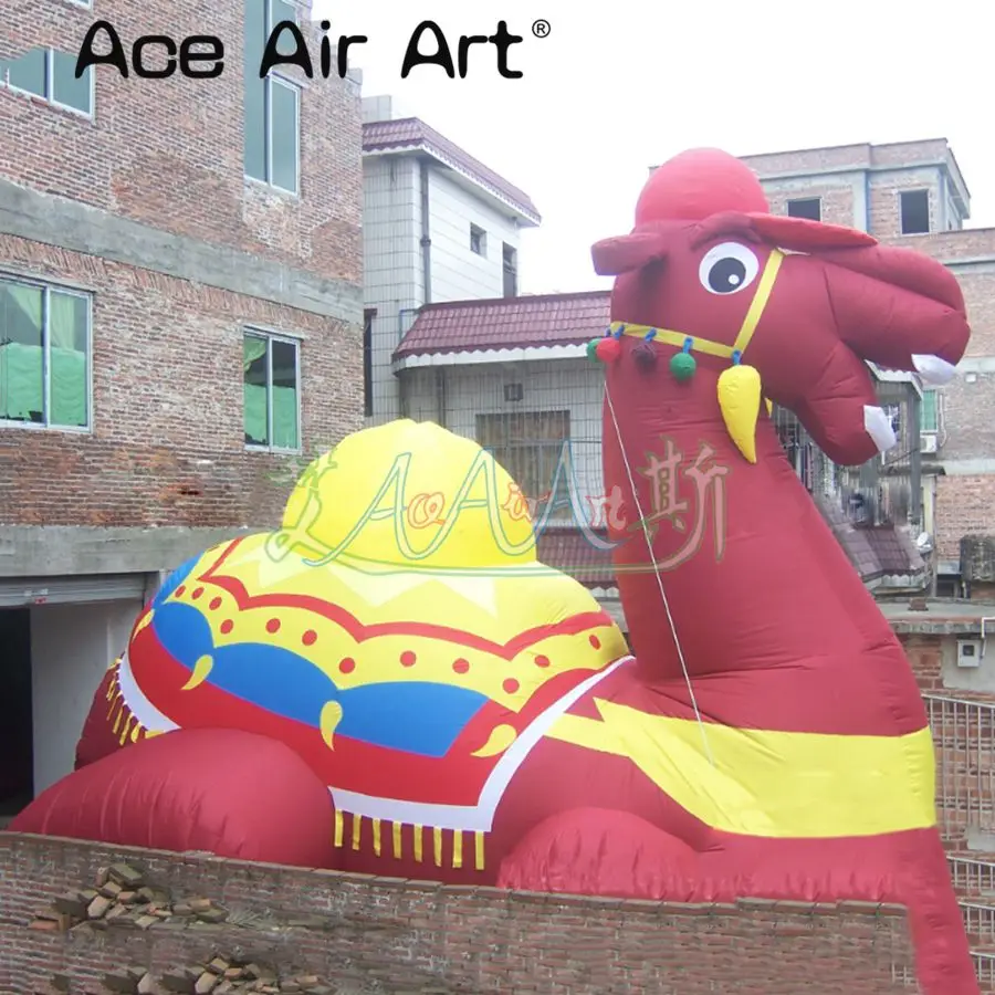 3m Lenght Custom Made Outdoor Promotion Ballon Inflatable Camel Giant Animal For Advertising On Sale |