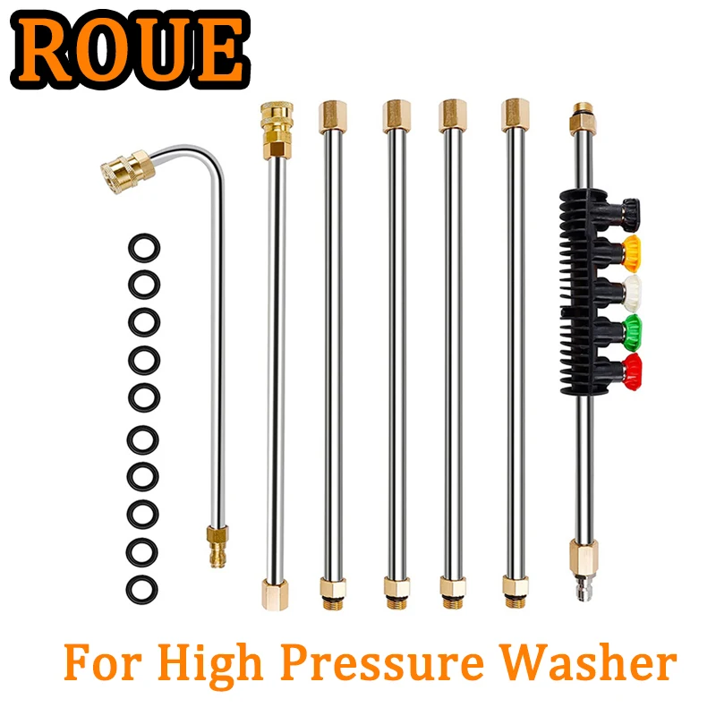 ROUE Washer Nozzles Cleaning Tool Extension Wands Roof Clean