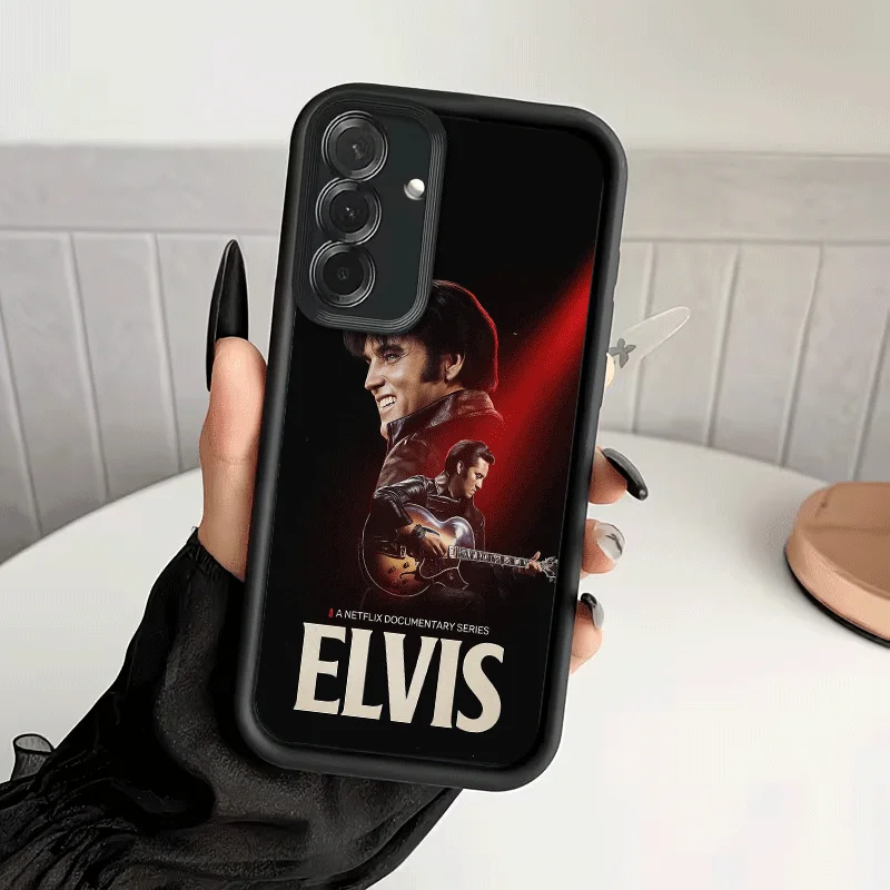 Противоударный чехол для телефона Singer E-Elvis P-Presley для Samsung A13 A14 A15 A16 A17 A33 A34 A35 A36 A37 A53 A54 A55 A56 A57 A23 A24 A (art.: 3920dbbded009) - 3920dbbded009