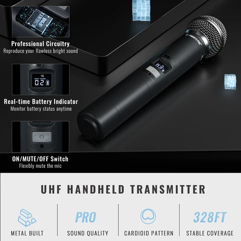 Беспроводной микрофон Phenyx Pro PTU7000 4 канала
