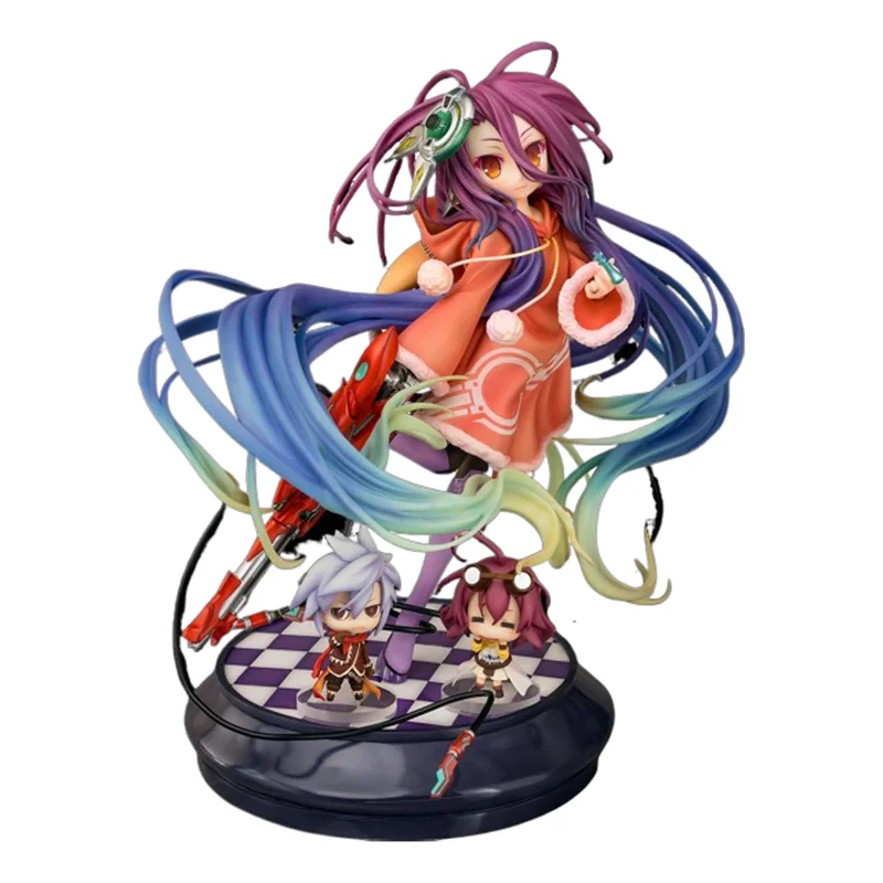 

Anime Figures No Game No Life Shiro&Amp Shuvi Dola Zero 1/7 PVC Action Figure Toy Model Toys Collection Doll Gift 22cm