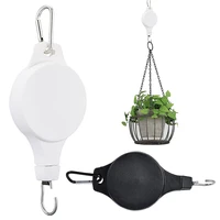 retractable plant pulley adjustable hanging flower basket multipurpose flower pot hook telescopic lifting hooks for garden