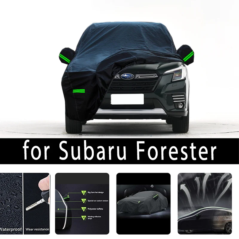 

Для Subaru Forester защита полные автомобильные чехлы снежный чехол солнцезащитный козырек водостойкий пылезащитный внешние автомобильные аксессуары