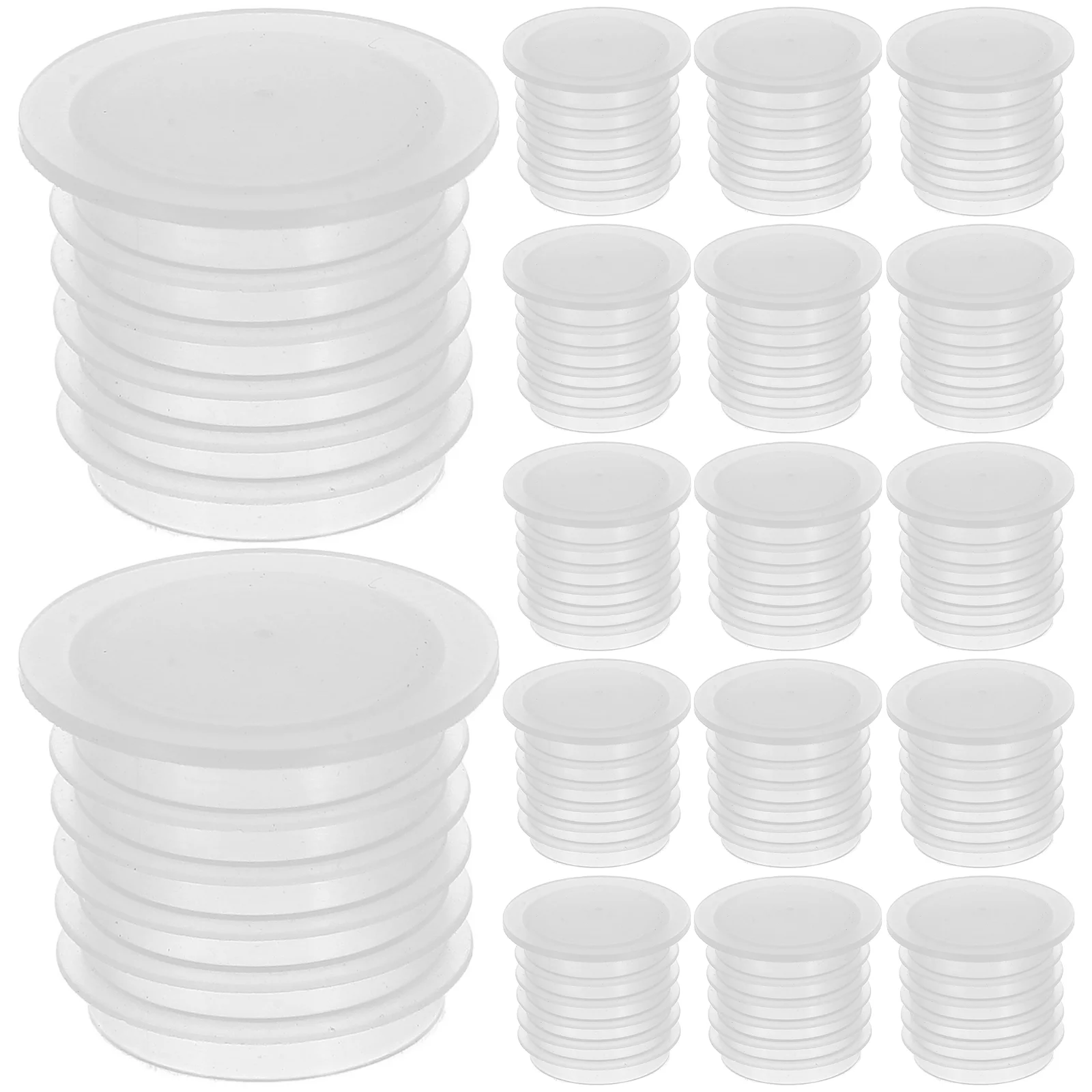 100 шт. пластиковые пробки для колб чернильные чашки соли и перца дна с отверстиями