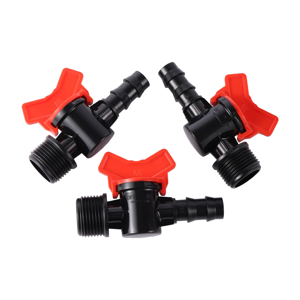 

3/4" Garden Tap DN16 Irrigation Water Valve Mini Valve Waterstop Connectors Garden Hose Adapter Garden Valve 1 Pc