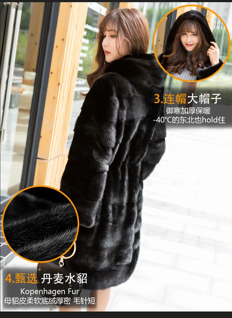 Promotion Coats Women's Winter Coat 2022 Fur Mink Fur Thick Winter High Street Other Yes Real Fur Women's Winter Jacket