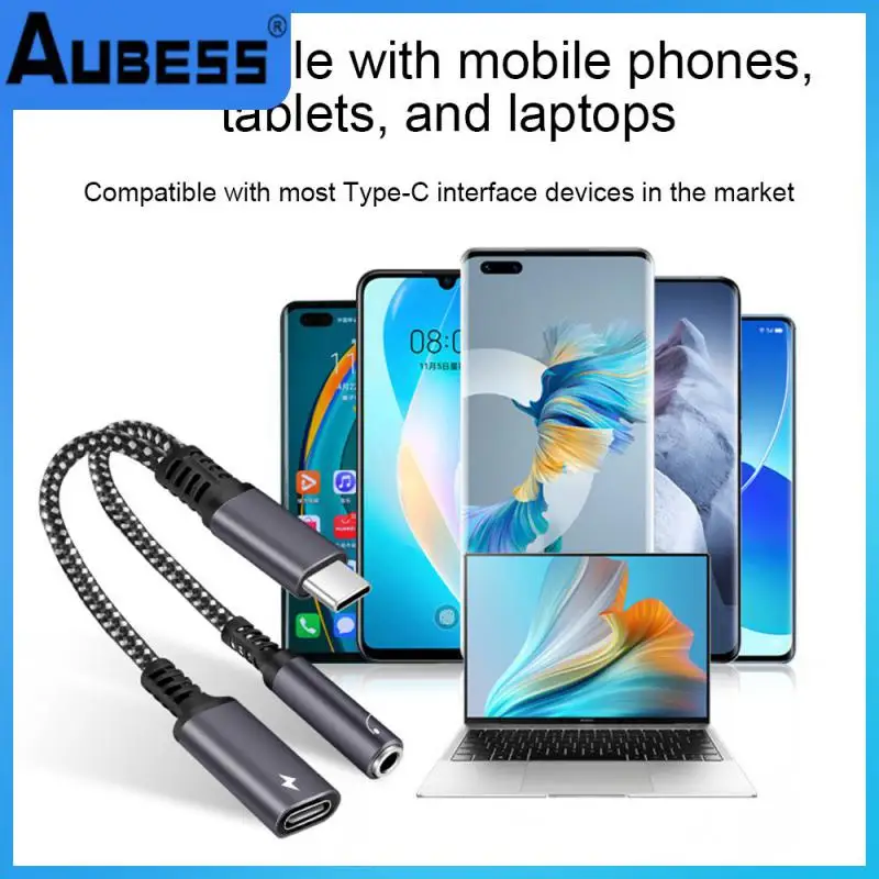 

Адаптер 2 в 1 для быстрой зарядки, 3,5 мм, Pd30w/60w