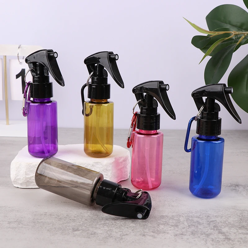 Пластиковая бутылка-распылитель с карабином 60 мл