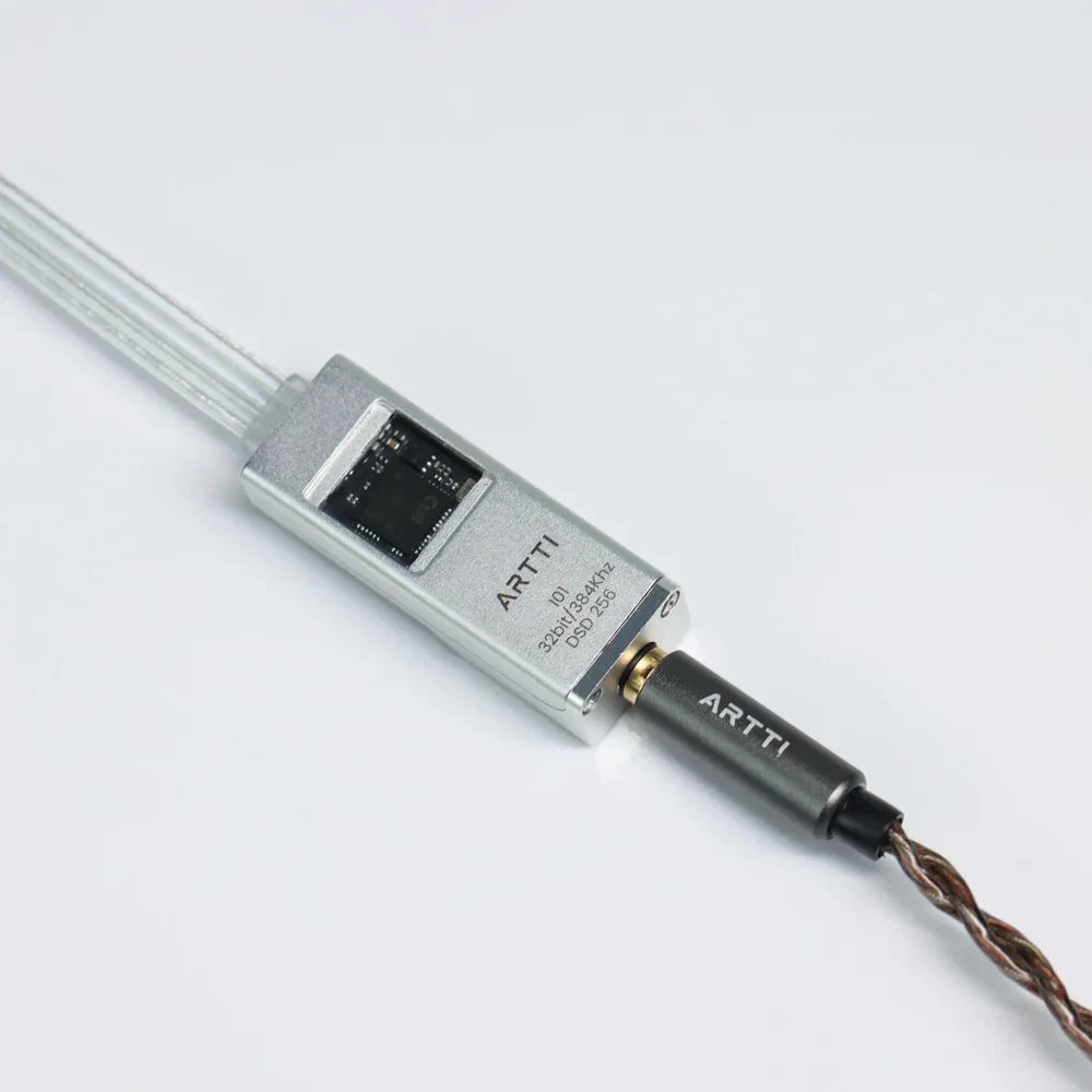 Фото Портативный USB аудио декодер ARTTI i01, усилитель для наушников, адаптеры для наушников CS43198 USB CT7601CR, декодер чипа Type-c до 3,5 мм №3