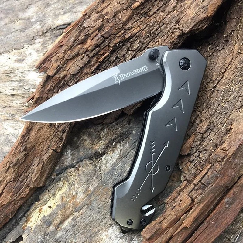 

Browning Tactical Folding Knife Survival Multifunctional Self-Defense EDC Tools Camping Hunting Survival Pocket Saber