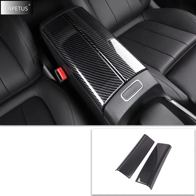 Для Benz GLB 180 200 X247 2020-2024 углеродное волокно центральная консоль подлокотник ящик