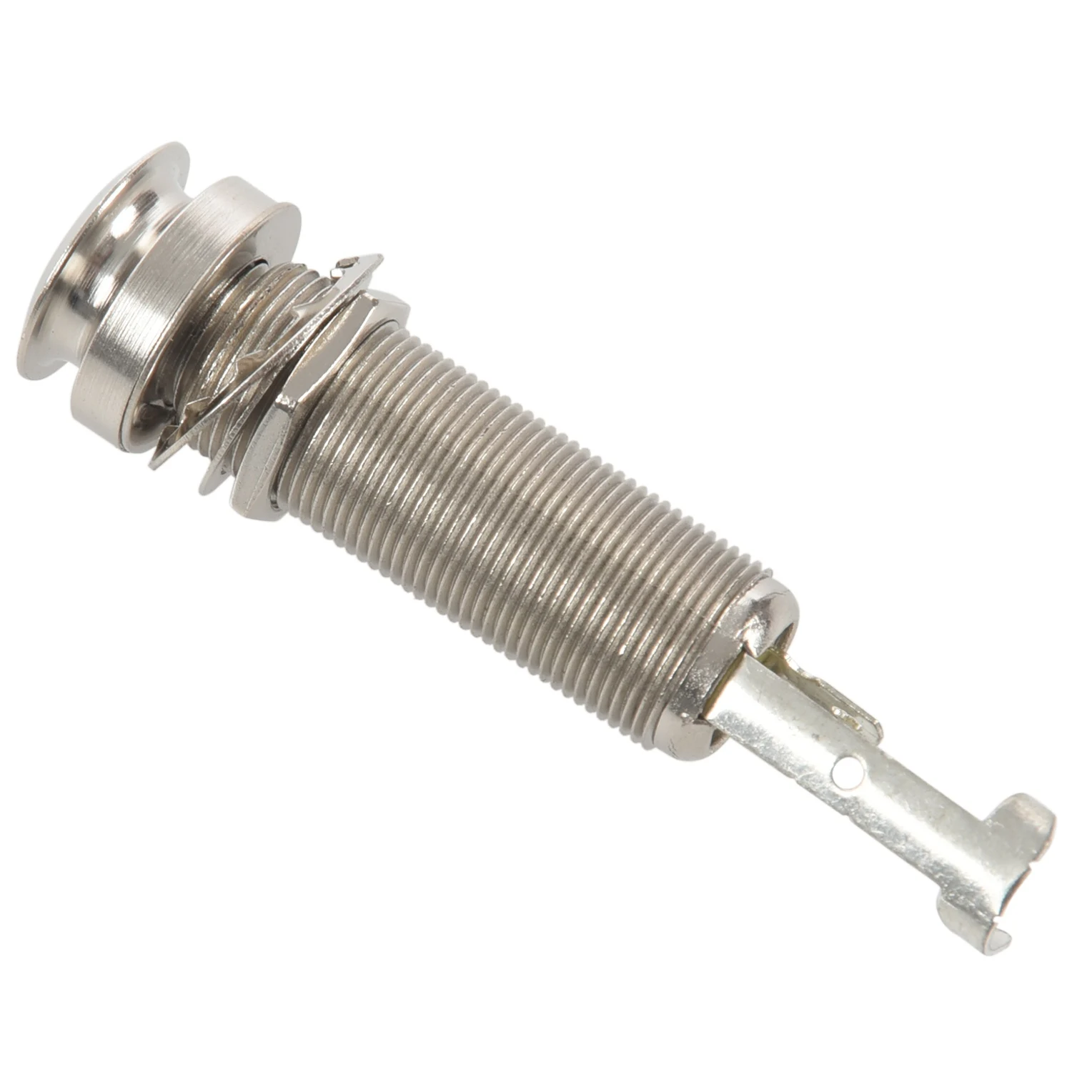 

10PCS Guitar Pickup Endpin Output Jack Nickel Strap Lock Chrome