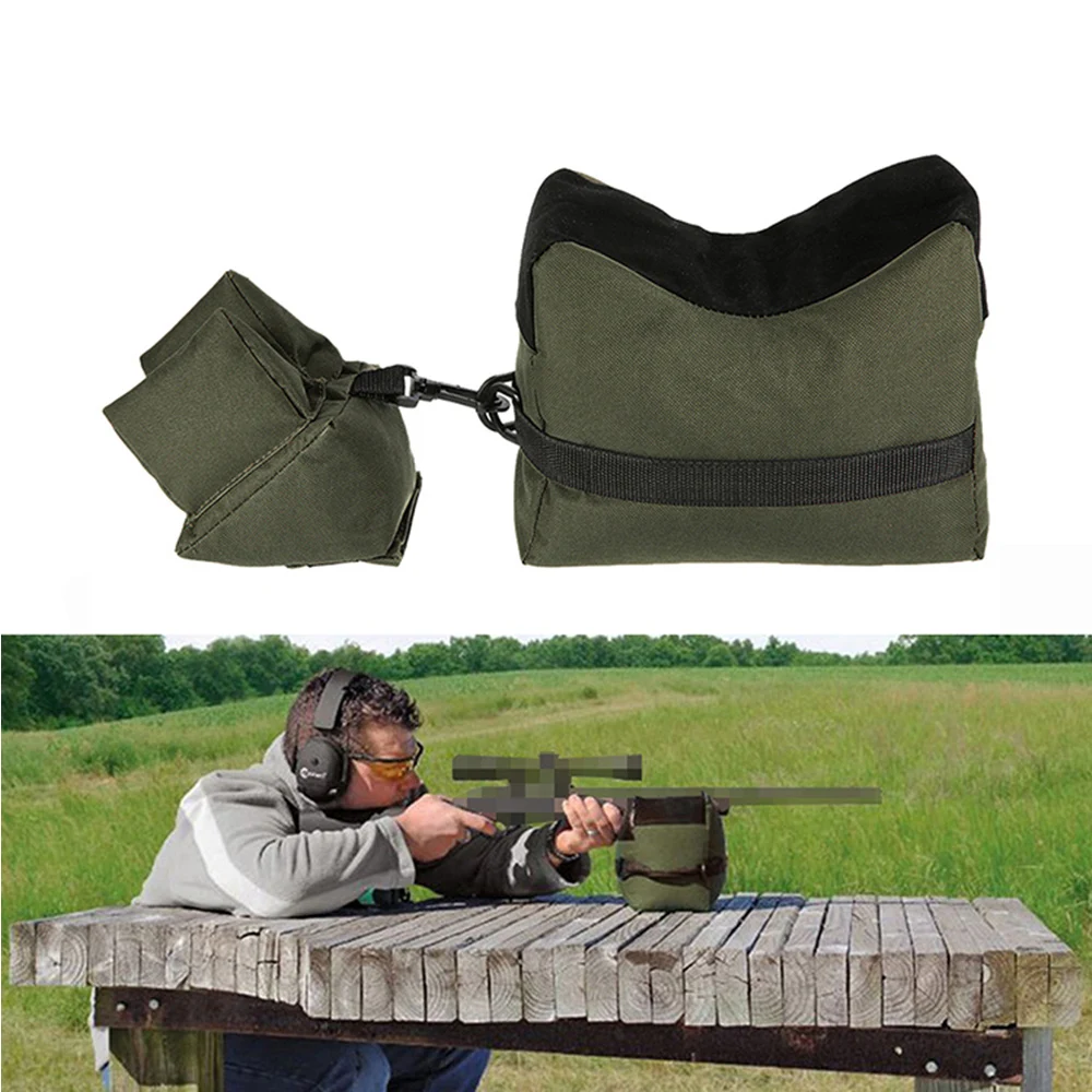 Front&Rear Bag Support Rifle Sandbag without Sand Sniper Hunting Target Stand Hunting Gun Accessories
