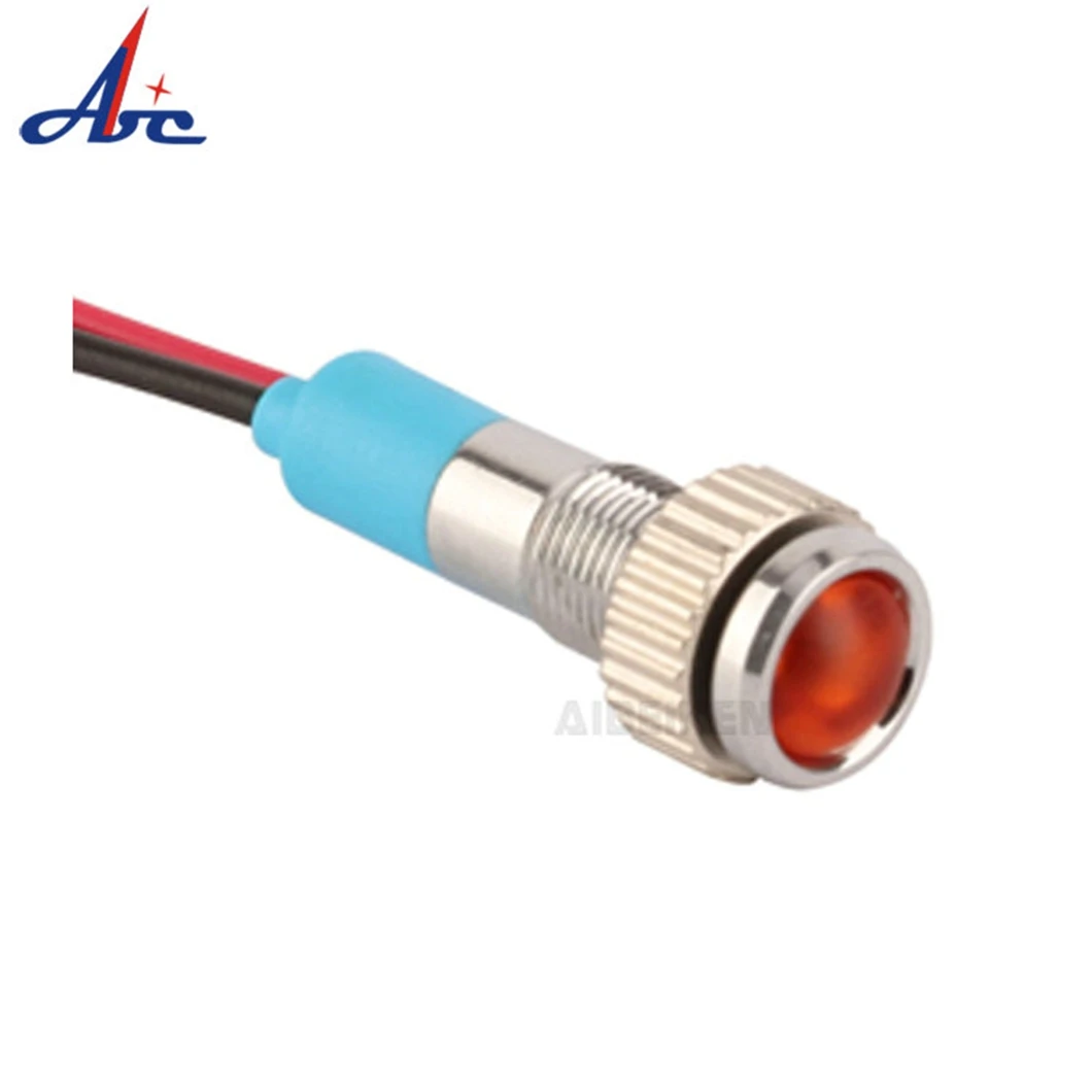 Индикатор серии ABILKEEN C диаметром 8 мм куполообразная головка 3 В-220 В