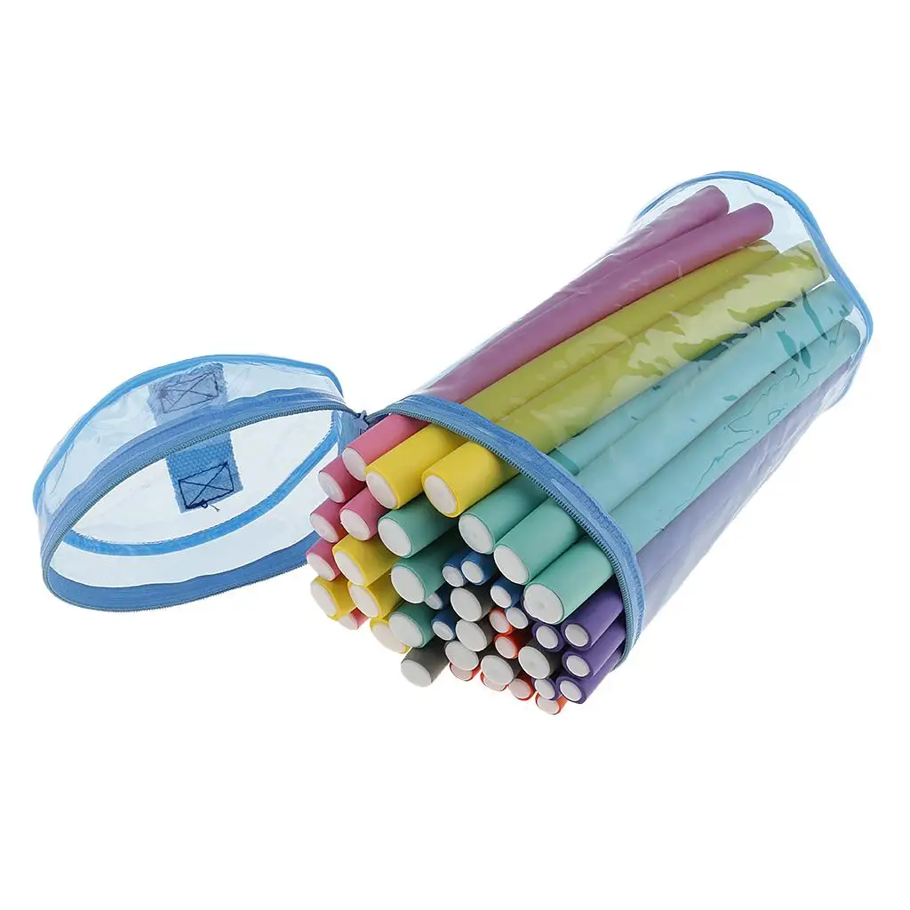 42 шт. мягкие бигуди Bendy Twist пенопластовые роликовые стержни для салона