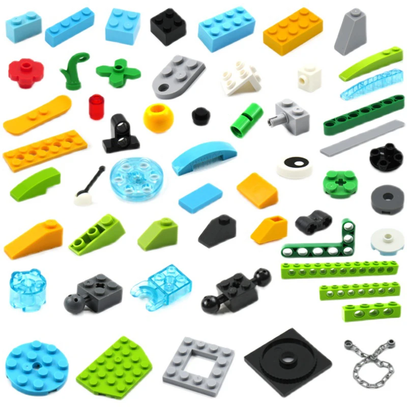 

385Pcs/lot MOC Gear Beams Axle Building Blocks Compatible Wedo 2.0 Core Set 45300 Parts 92013 71321 70905 Technical Bricks Toys