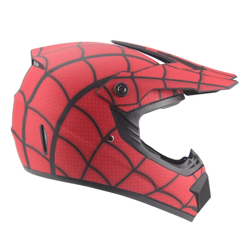 Kinderen Motorfiets Bull Helm Spider Dot Внедорожный шлем для скоростного спуска Am Dh Cross Capacetes
