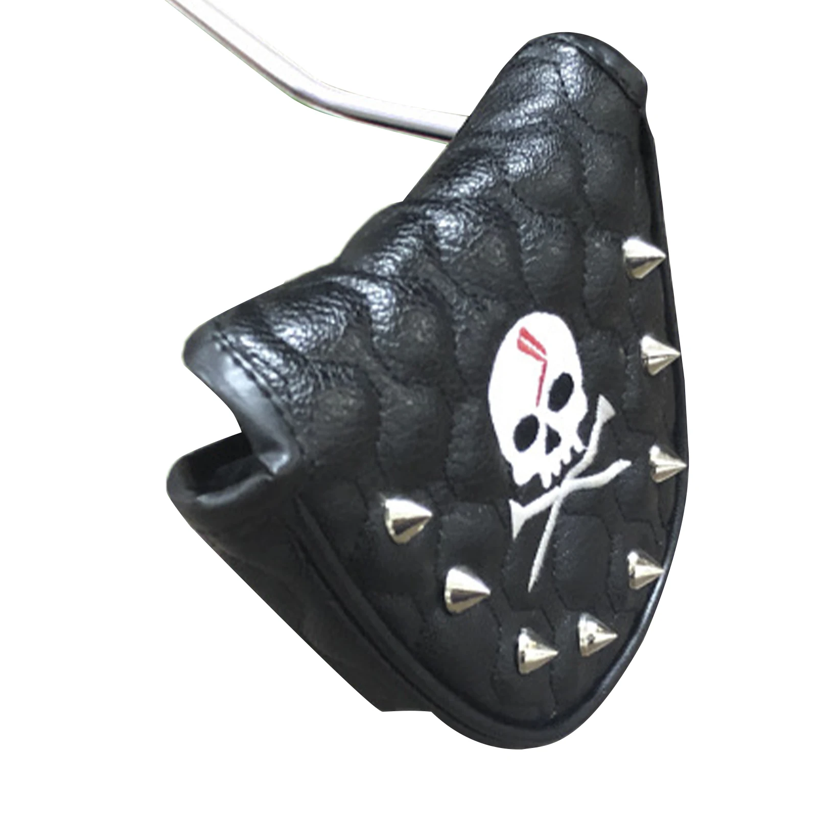 

Golf Putter Cover Putter Cover Skull Head Printed PU Leather Golf Putter Headcover Magnetic Closure Skull Head Printed Putter