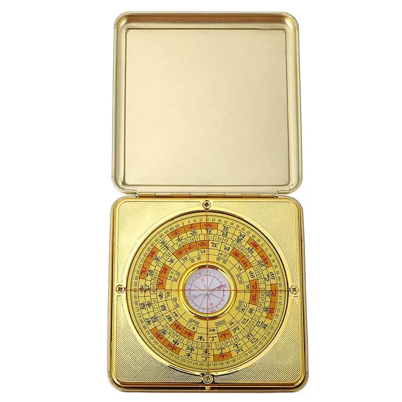 1 шт. Многофункциональный фэн-шуй компас переворачивающийся чехол Luo Pan кемпинг
