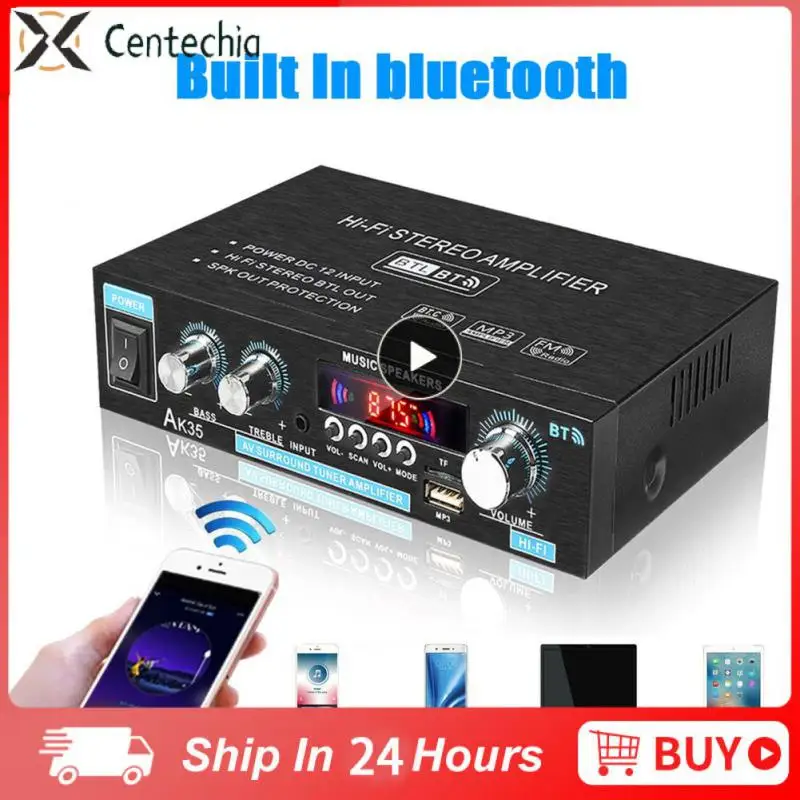 

110v-220v Amp For Home Low Distortion Subwoofer Digital Power Amplifier Board Lightweight Eu Plug/us Plug Black
