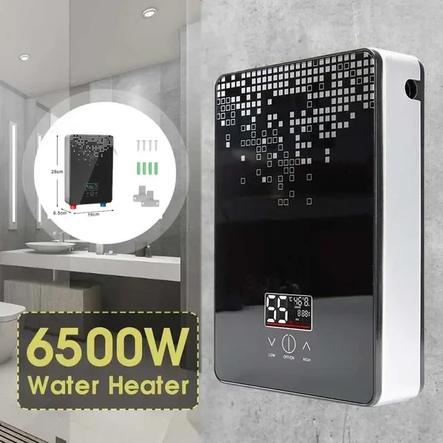 ALisasin 0132 Instant Hot Electric Water Heater 5400W 110V
