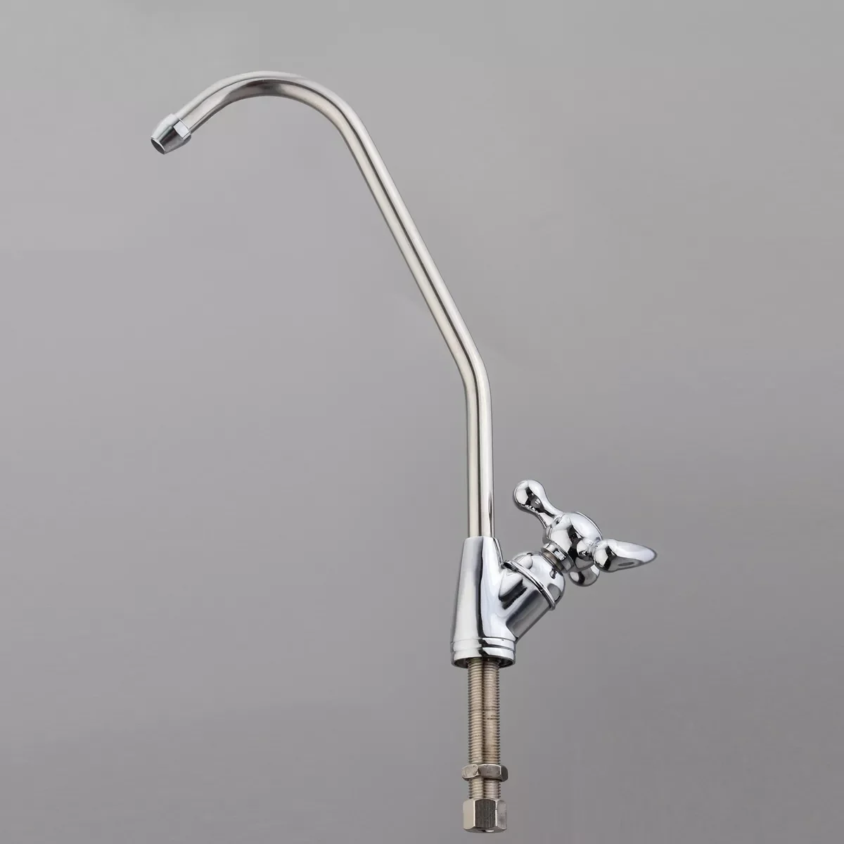 

Фильтр для питьевой воды AUGIENB, латунный хромированный смеситель с керамическим сердечником и гусиной шеей 1/4 дюйма, обратный осмос