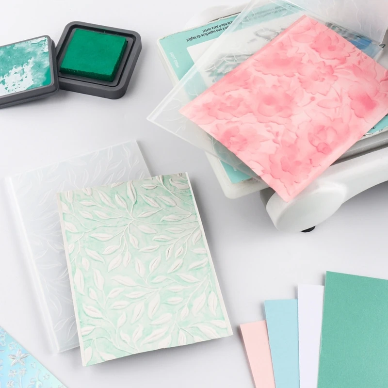 3D папка для тиснения с цветочной текстурой штамп трафарет тисненый коврик сделай