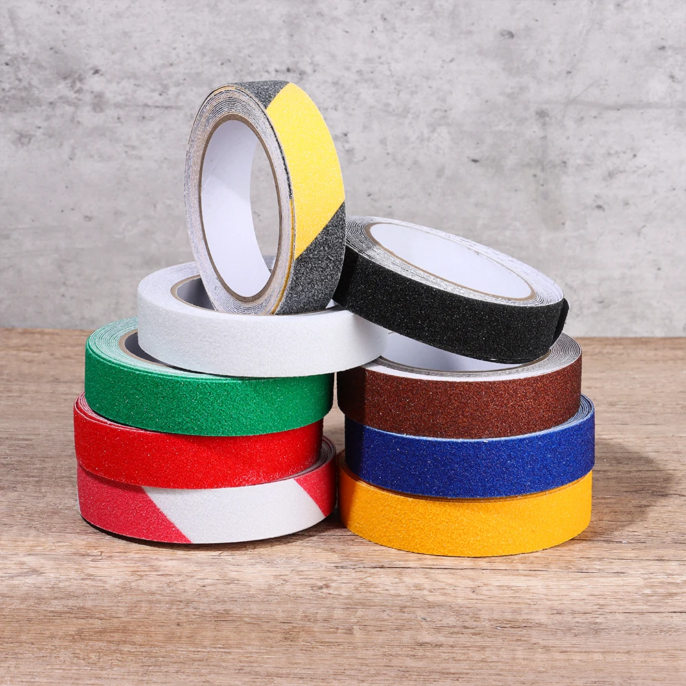 

25mmx5m Stairs Floor Non-slip Tape Sandpaper Anti Slip High Traction Stickers Indoor Outdoor Strong Adhesive Waterproof Tape