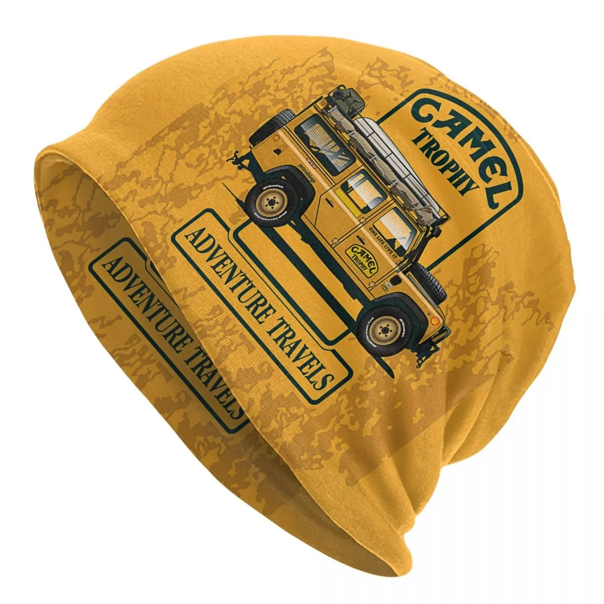 

Camel Tropy Defender 110 Bonnet at Knittin ats ip op Outdoor Yellow Car Skullies Beanies at Unisex Warm Dual-use Cap