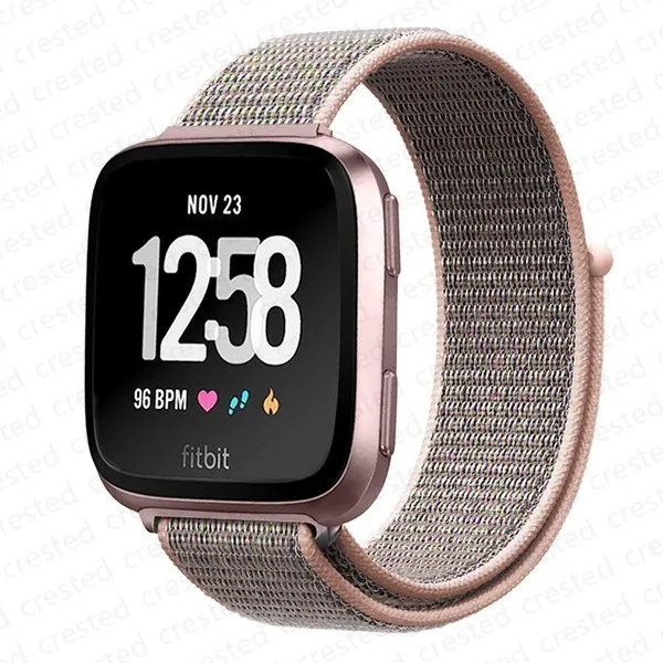 

Ремешок нейлоновый для умных часов Fitbit Versa 2, сменный спортивный браслет-петля для наручных часов Fitbit Versa Lite