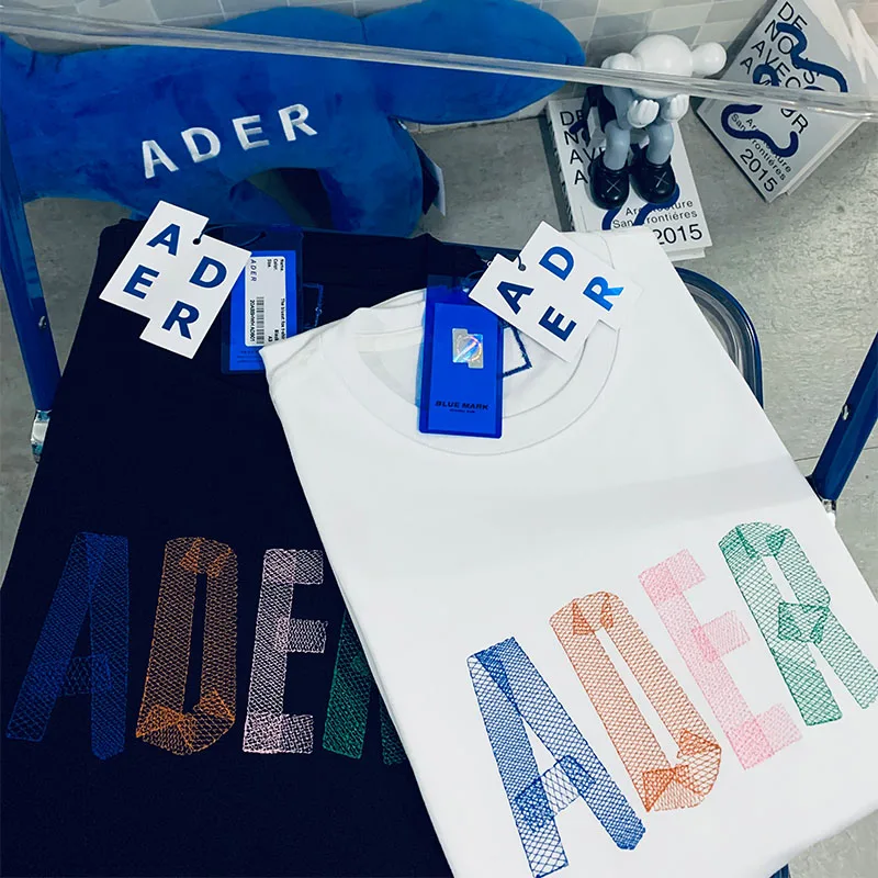 

2022SS ADER ERROR Letter Print Short Sleeve Top High Quality 1:1 Men Women T-Shirt Summer Adererror Tee O-neck T Shirt