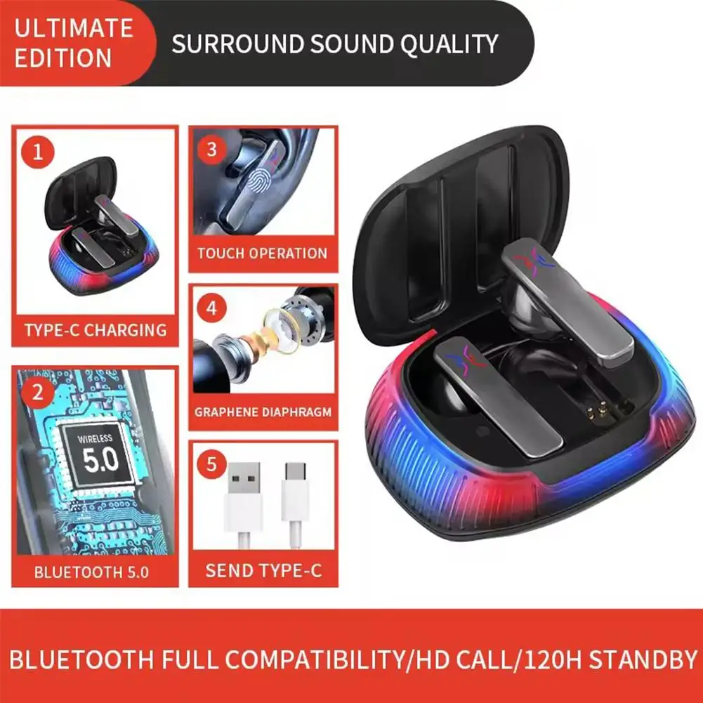 Беспроводные Bluetooth-наушники B18 с голосовым переводчиком