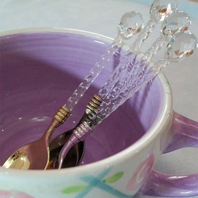 1 шт. блестящая ручка искусственный мороженое десерт ковш для дома/бара кухонные