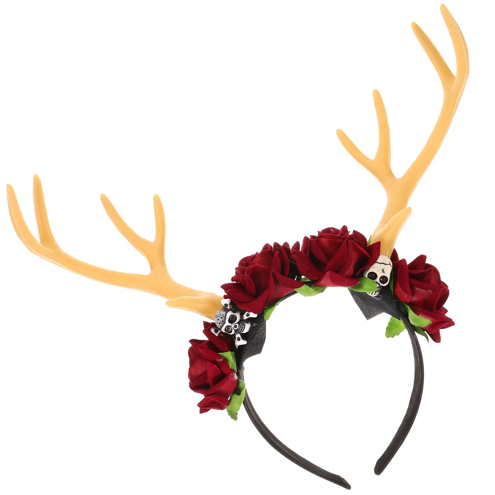 

Party Headband Antler Hair Band Halloween Headband Women Headband Flower Headdress Prop