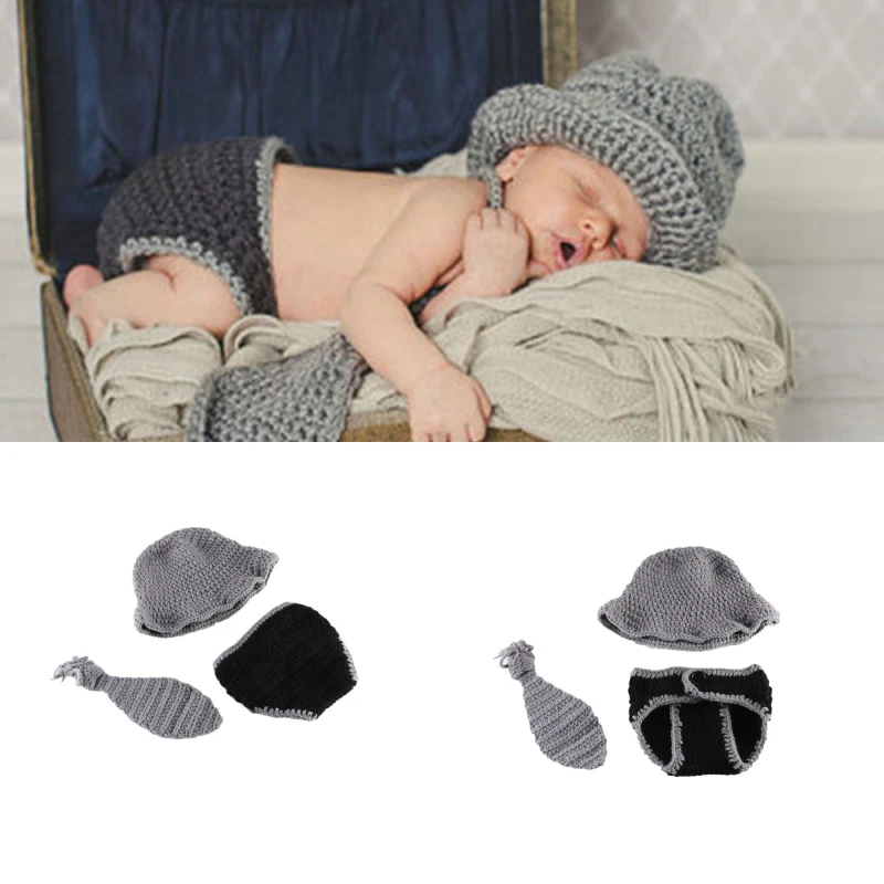 

10 Types Baby Costumes Newborn Photo Props Hand-knitted Photography Outfit 0-6months Baby Clothing Boys and Girl Clothes