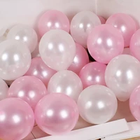 30pcslot 10 1 5g pearl pink white latex balloons celebration wedding decorations happy birthday party balloon mariage supplies